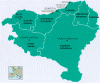 Map of the Basque Country / Euskadi
