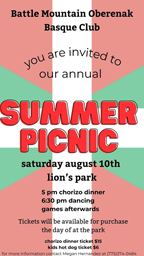 Battle Mountain Picnic