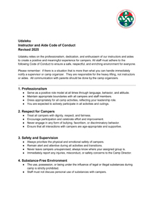 Code of Conduct